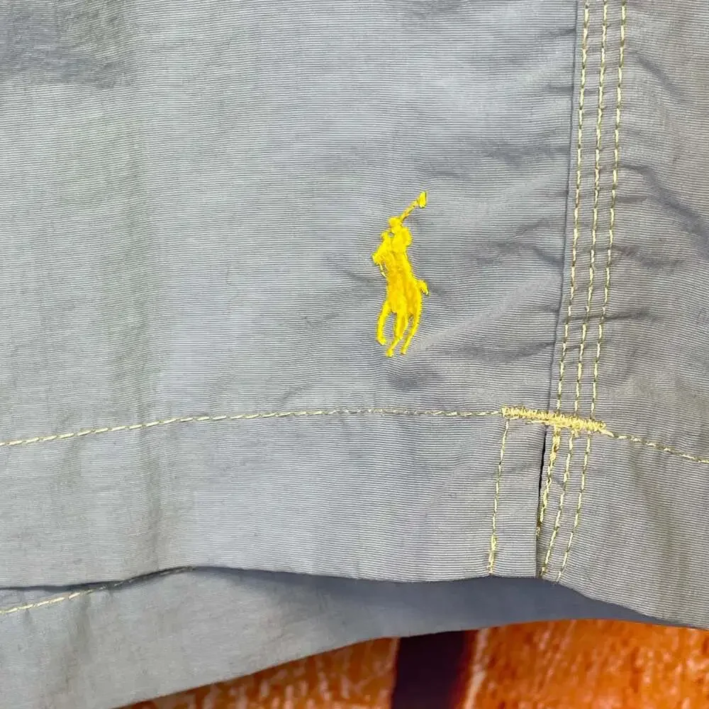 Polo Ralph Lauren Swimwear Swim Trunks Men's Light Blue Sz M w/ 9” length